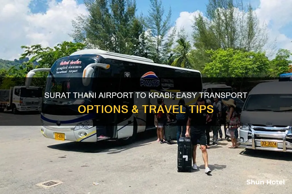 how to get from surat thani airport to krabi