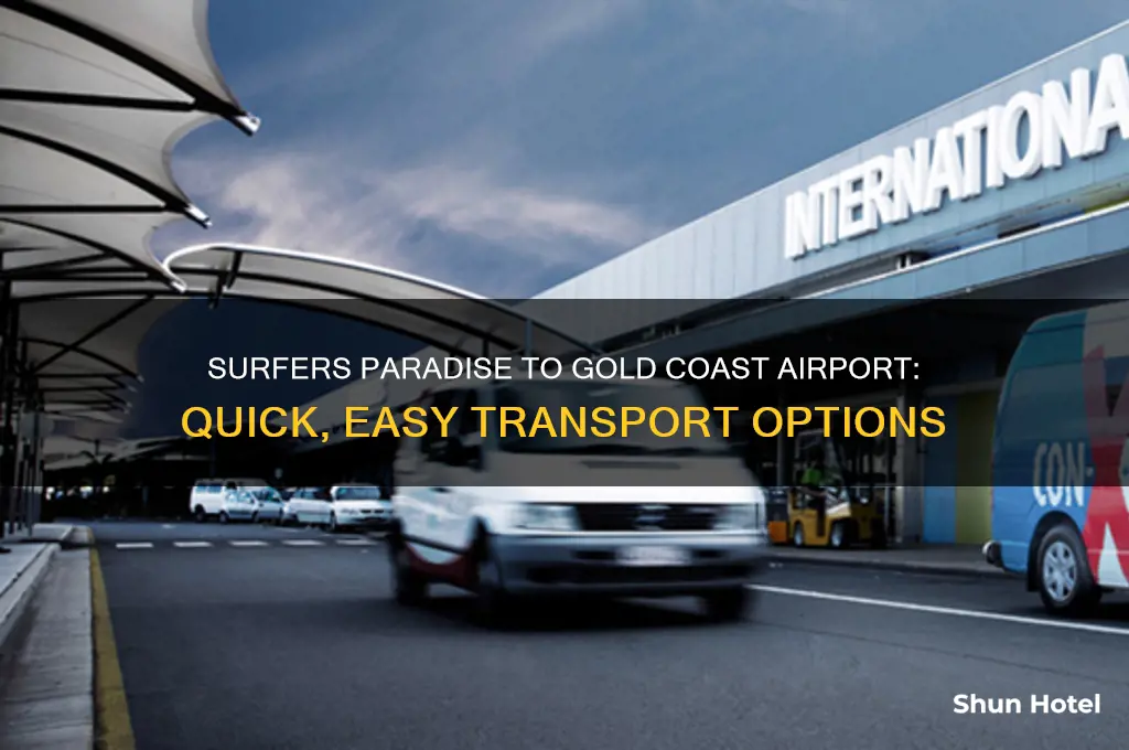 how to get from surfers paradise to gold coast airport
