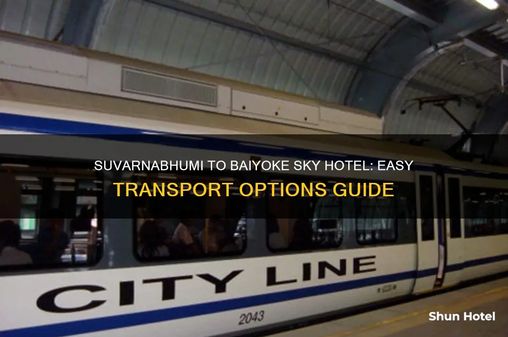 how to get from suvarnabhumi airport to baiyoke sky hotel