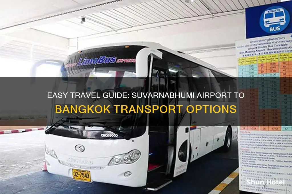 how to get from suvarnabhumi airport to bangkok