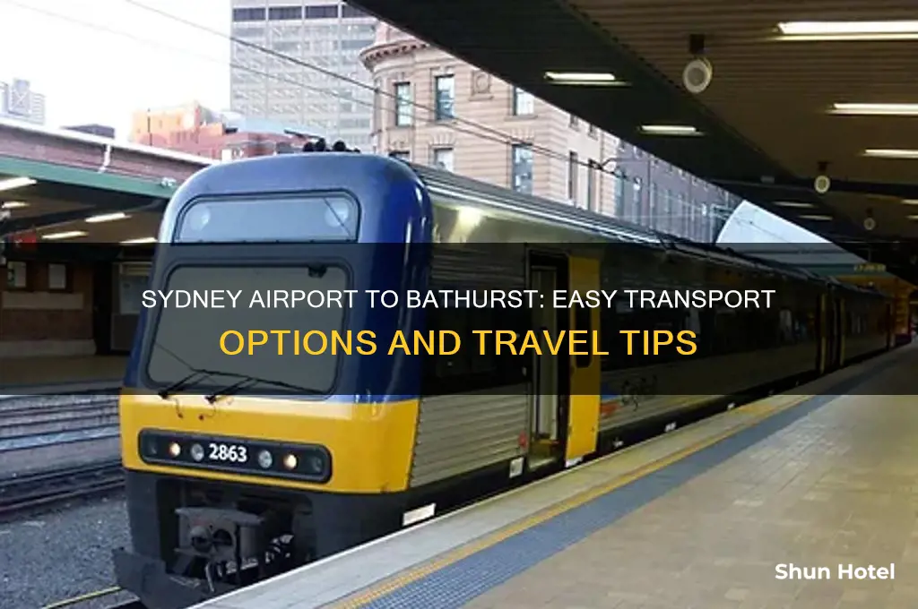 how to get from sydney airport to bathurst