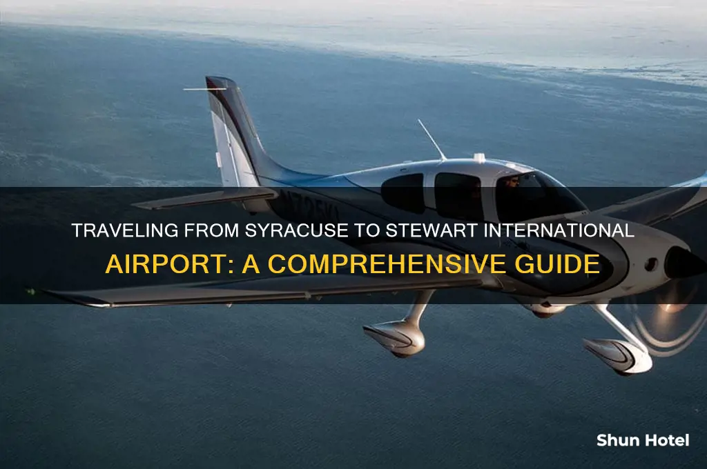how to get from syracuse to stewart international airport