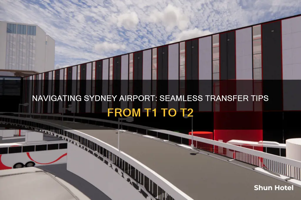 how to get from t1 to t2 sydney airport