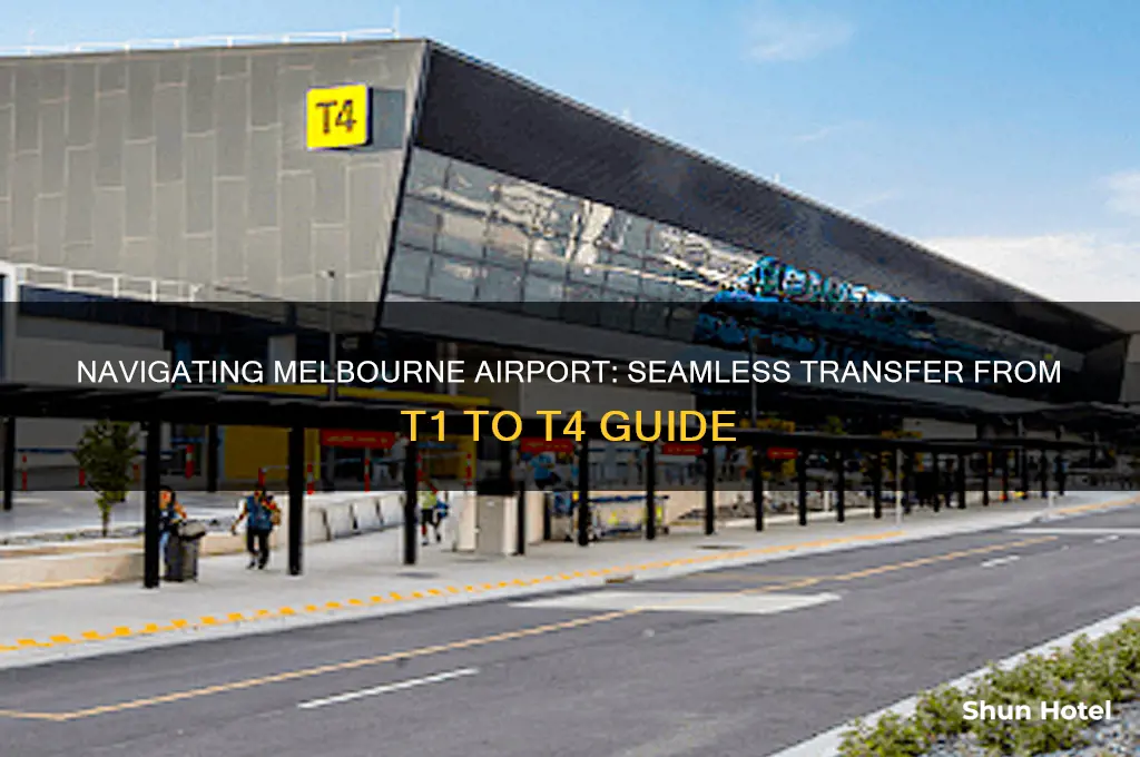 how to get from t1 to t4 melbourne airport