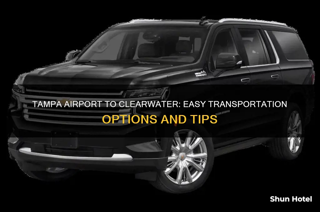 how to get from tampa airport to clearwater