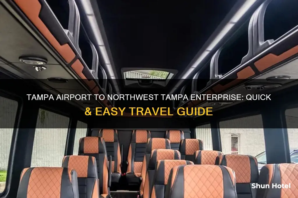 how to get from tampa airport to northwest tampa enterprise