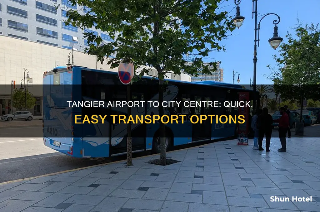 how to get from tangier airport to city centre