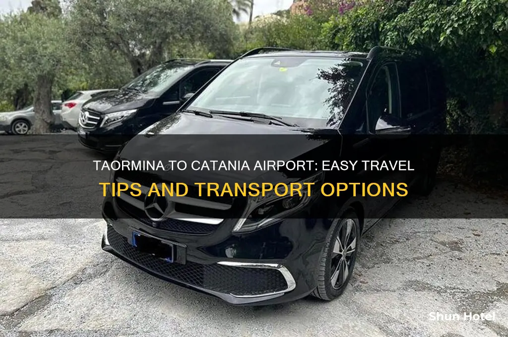 how to get from taormina to catania airport