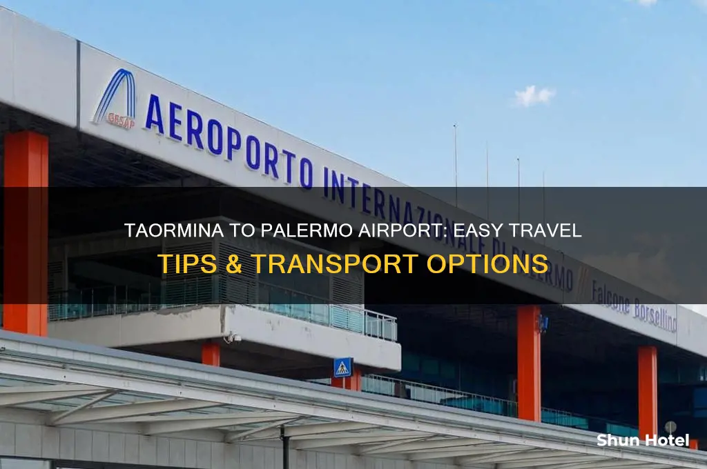 how to get from taormina to palermo airport