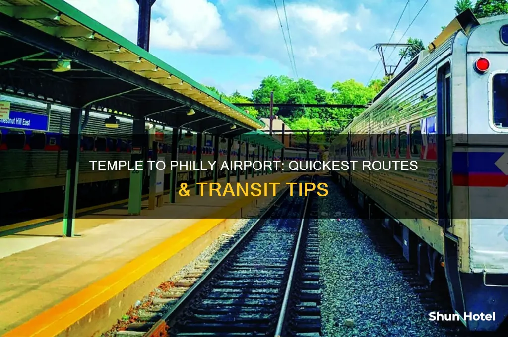 how to get from temple to philadelphia airport