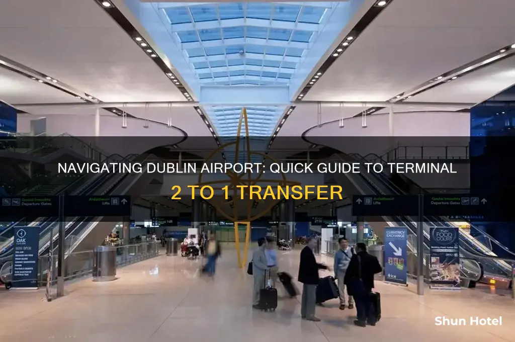 how to get from terminal 2 to 1 dublin airport