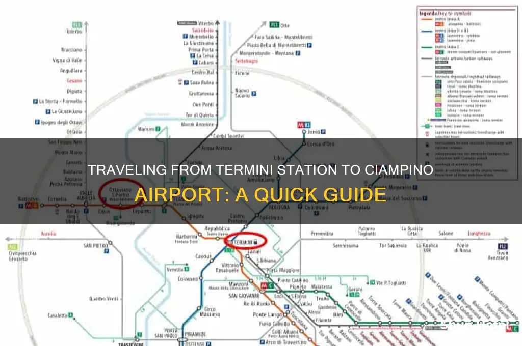 how to get from termini station to ciampino airport