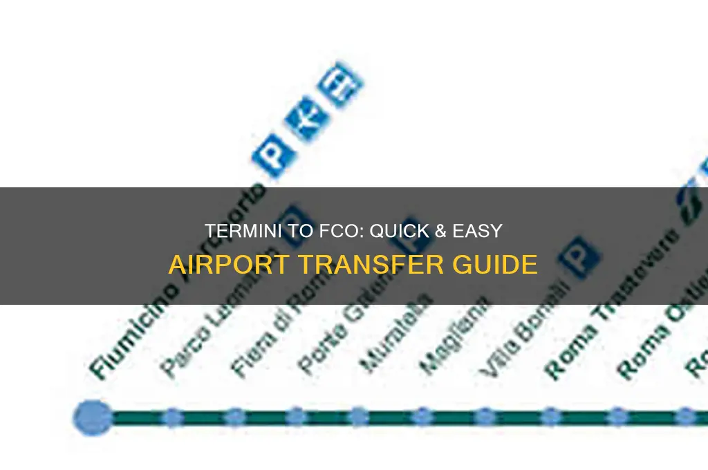 how to get from termini station to fco airport