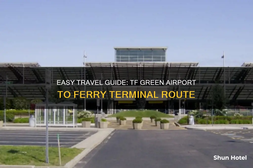 how to get from tf green airport to ferry terminal