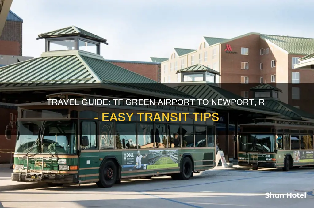 how to get from tf green airport to newport