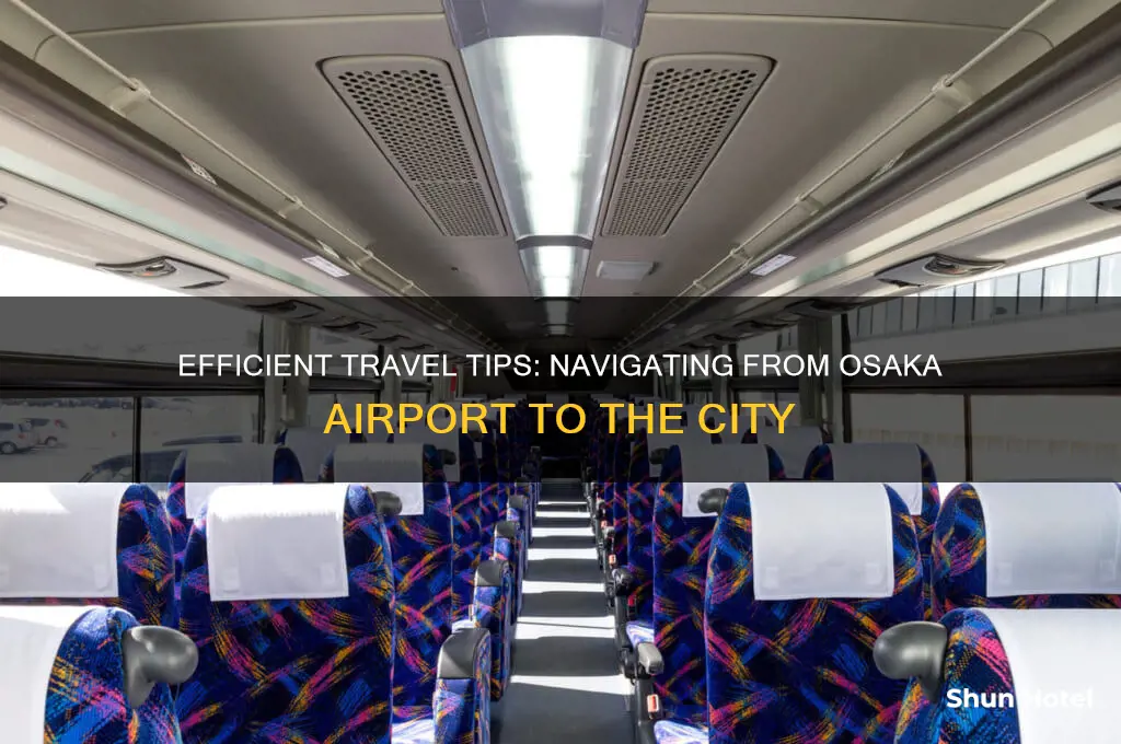 how to get from the airport in osaka japan