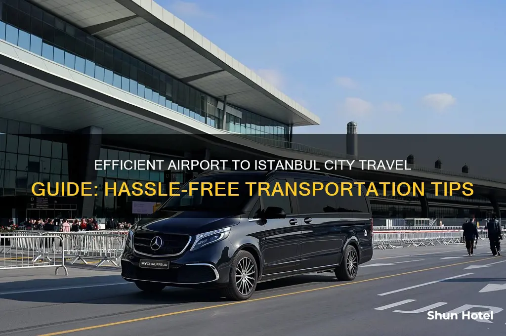 how to get from the airport to istanbul city