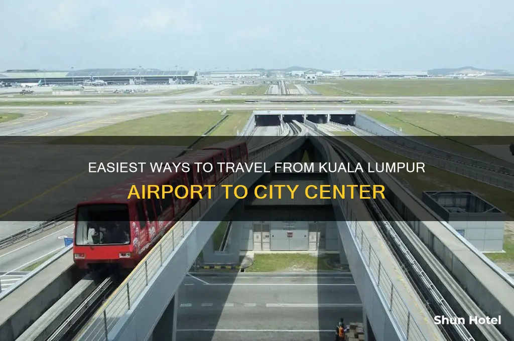 how to get from the airport to kuala lumpur