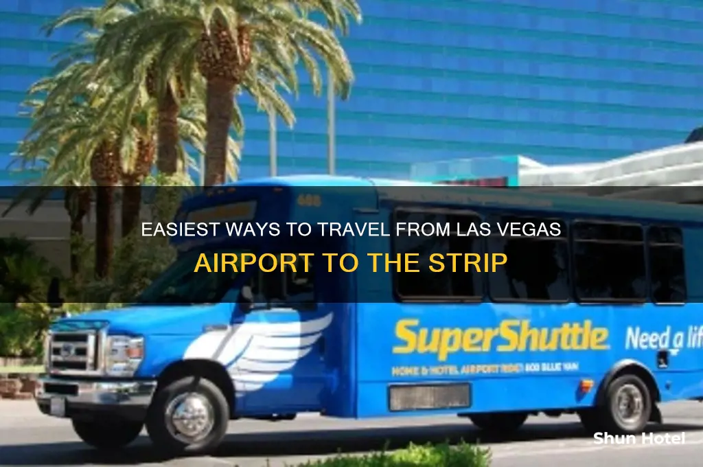 how to get from the airport to las vegas strip