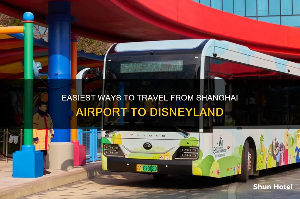 how to get from the airport to shanghai disneyland