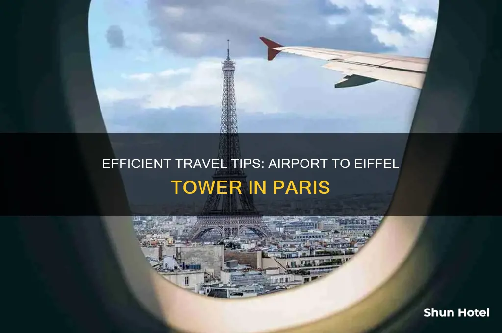 how to get from the airport to the eiffel tower