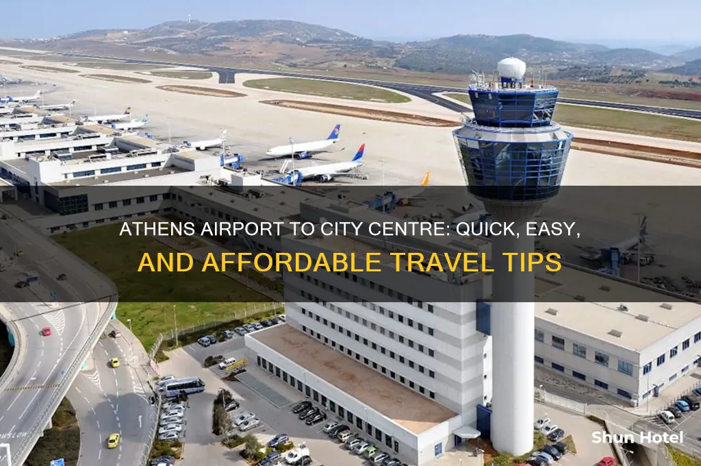 how to get from the athens airport to city centre