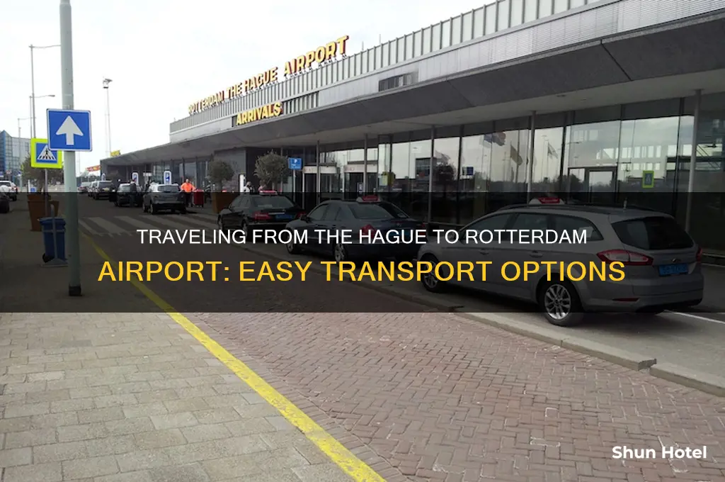 how to get from the hague to rotterdam airport