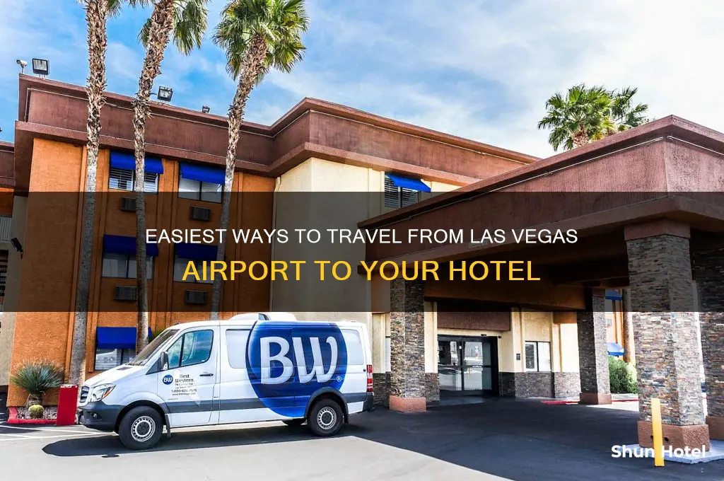how to get from the las vegas airport to hotel
