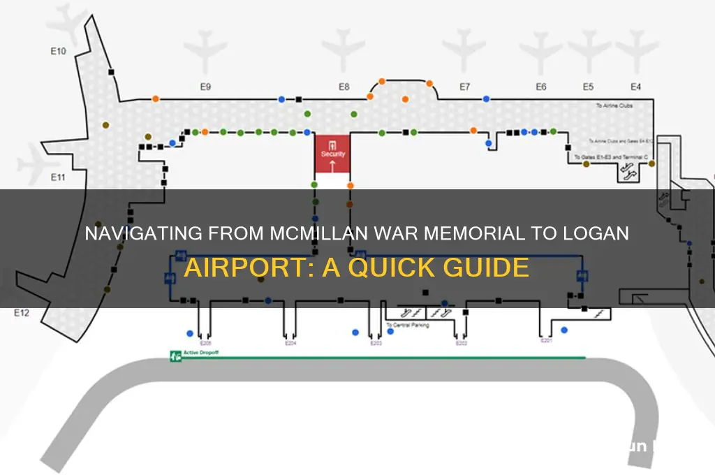 how to get from the mcmillan war to logan airport