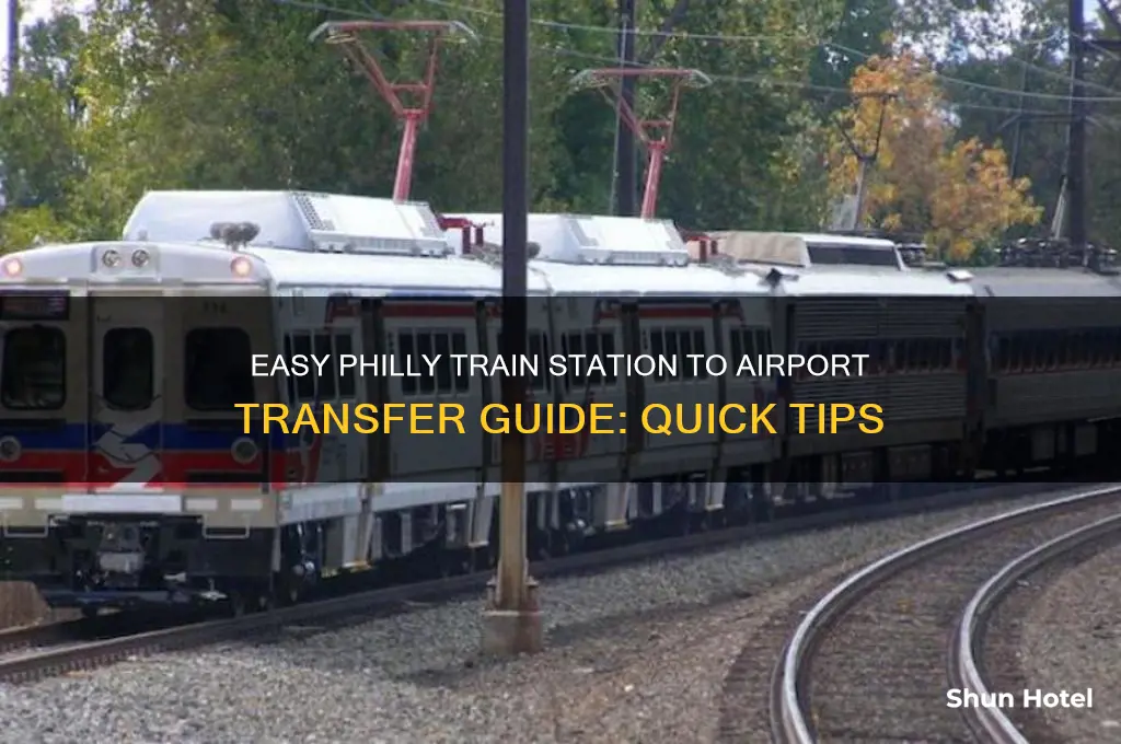how to get from the philly train station to airport