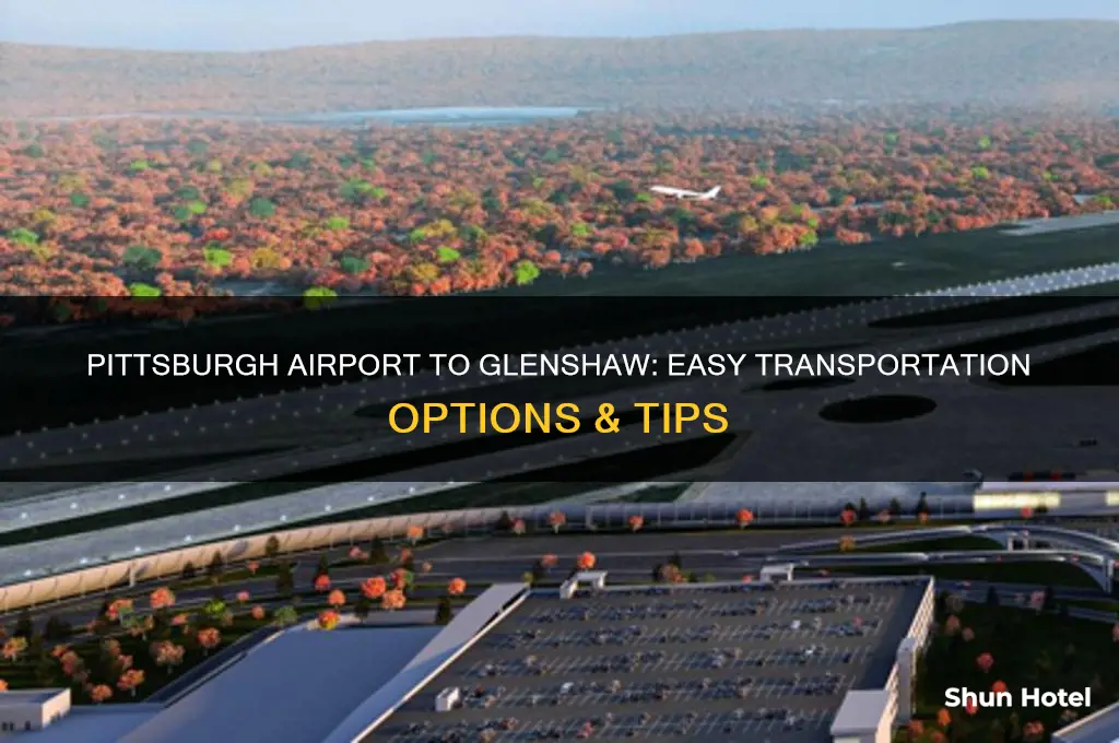how to get from the pittsburgh airport to glenshaw pennsylvania