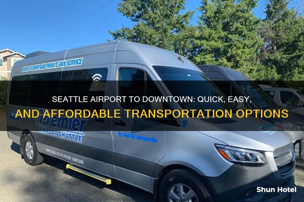 how to get from the seattle airport to downtown