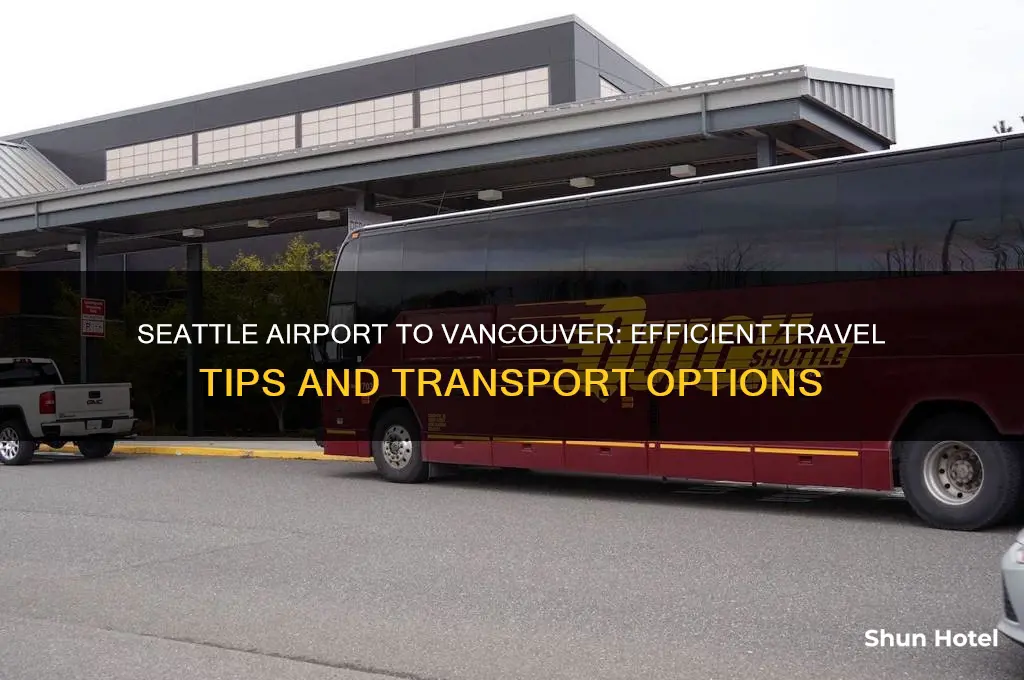 how to get from the seattle airport to vancouve3r