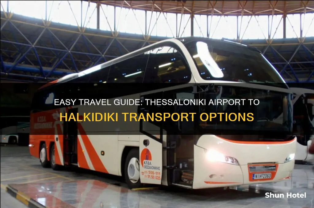 how to get from thessaloniki airport to halkidiki