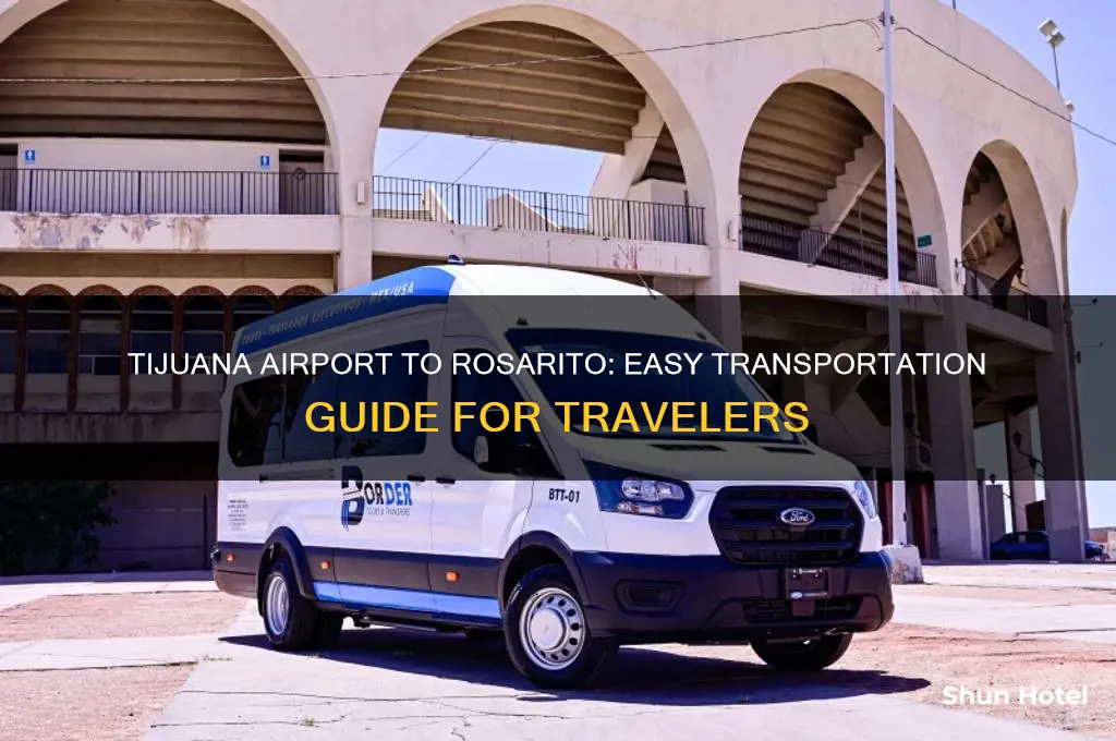 how to get from tijuana airport to rosarito mexico