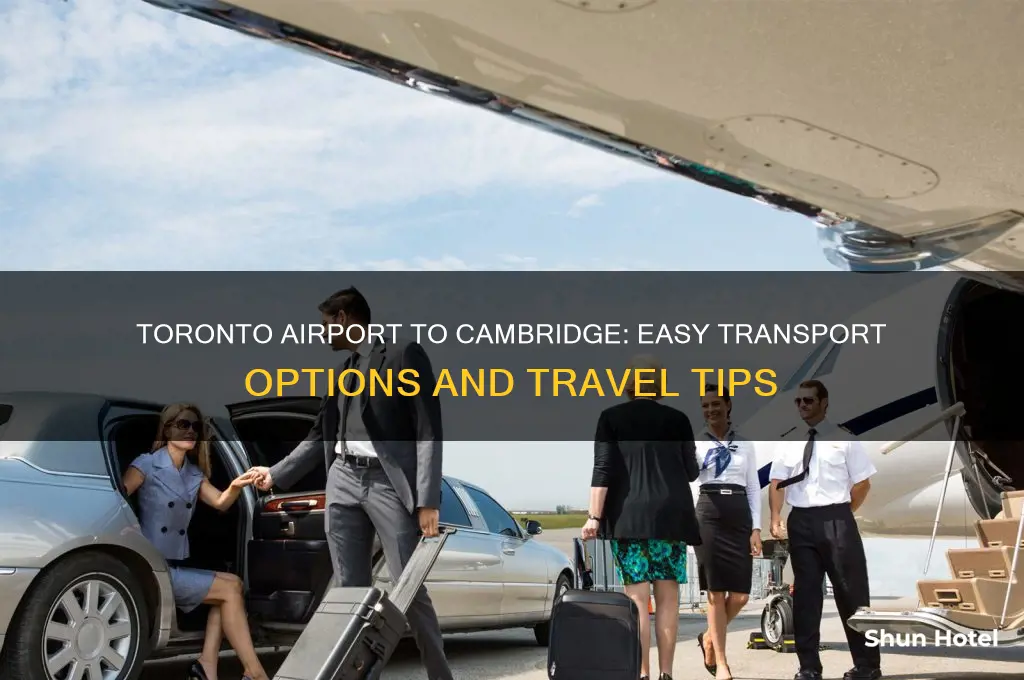 how to get from toronto airport to cambridge