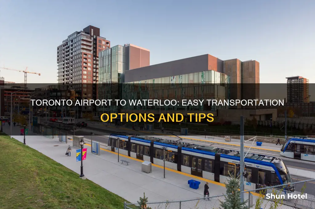 how to get from toronto airport to waterloo