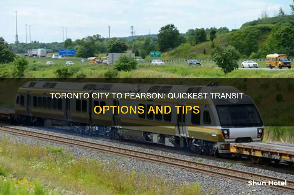 how to get from toronto city airport to pearson airport