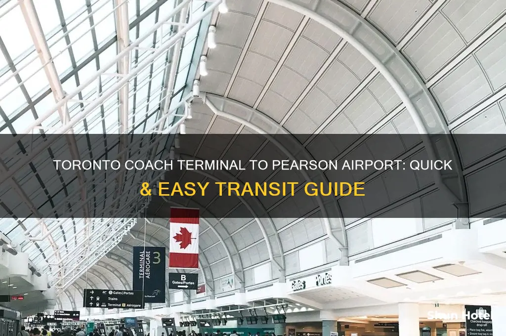 how to get from toronto coach terminal to pearson airport