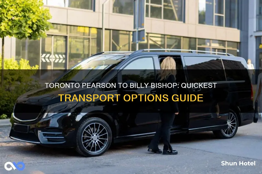 how to get from toronto pearson to billy bishop airport