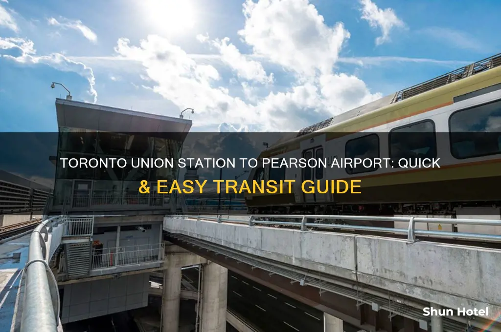 how to get from toronto union station to pearson airport