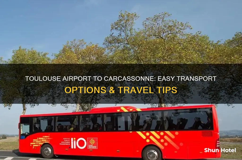 how to get from toulouse airport to carcassonne