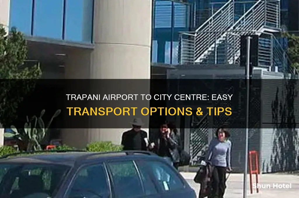 how to get from trapani airport to city centre