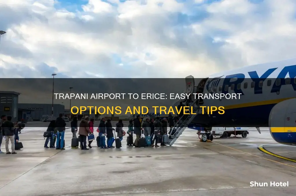 how to get from trapani airport to erice