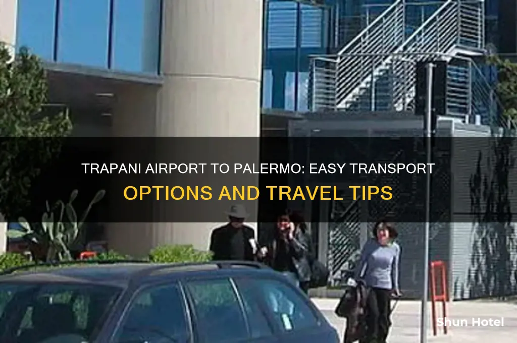 how to get from trapani airport to palermo