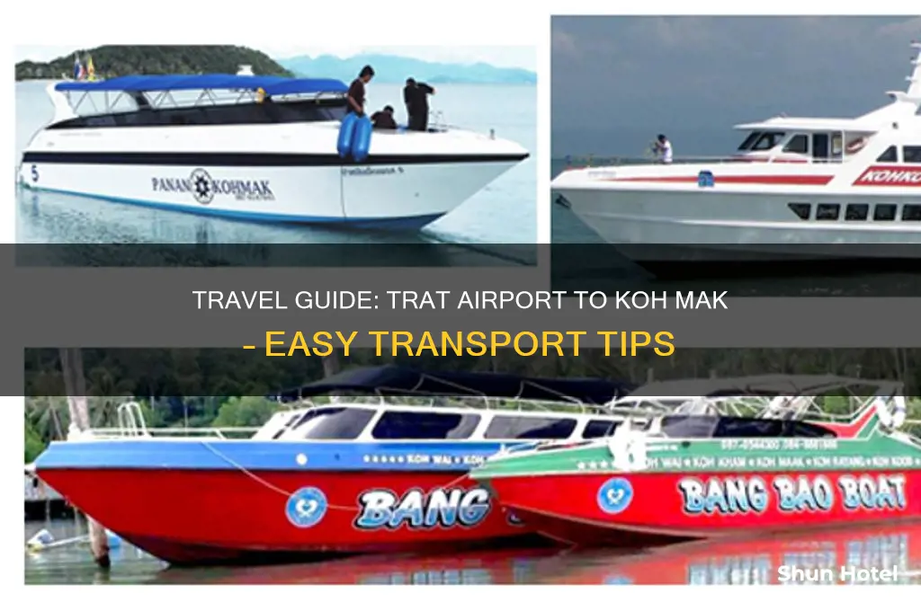 how to get from trat airport to koh mak