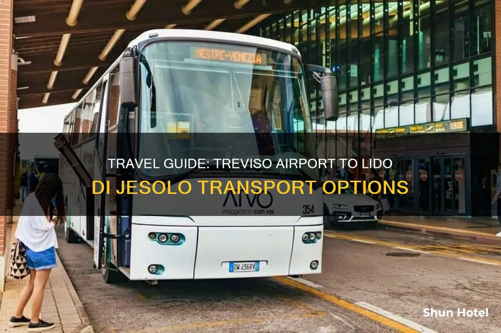 how to get from treviso airport to lido di jesolo