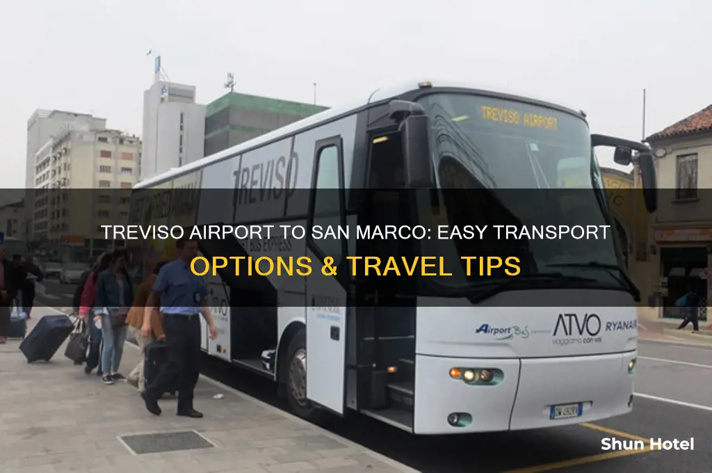 how to get from treviso airport to san marco