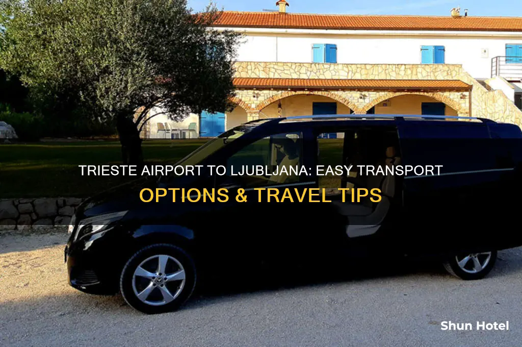 how to get from trieste airport to ljubljana