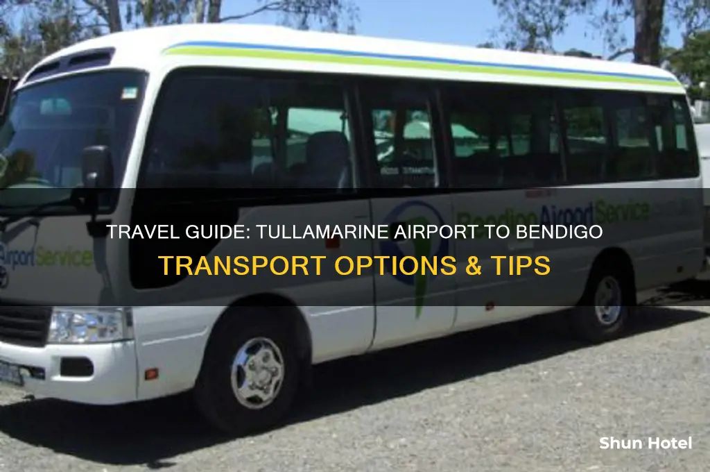how to get from tullamarine airport to bendigo